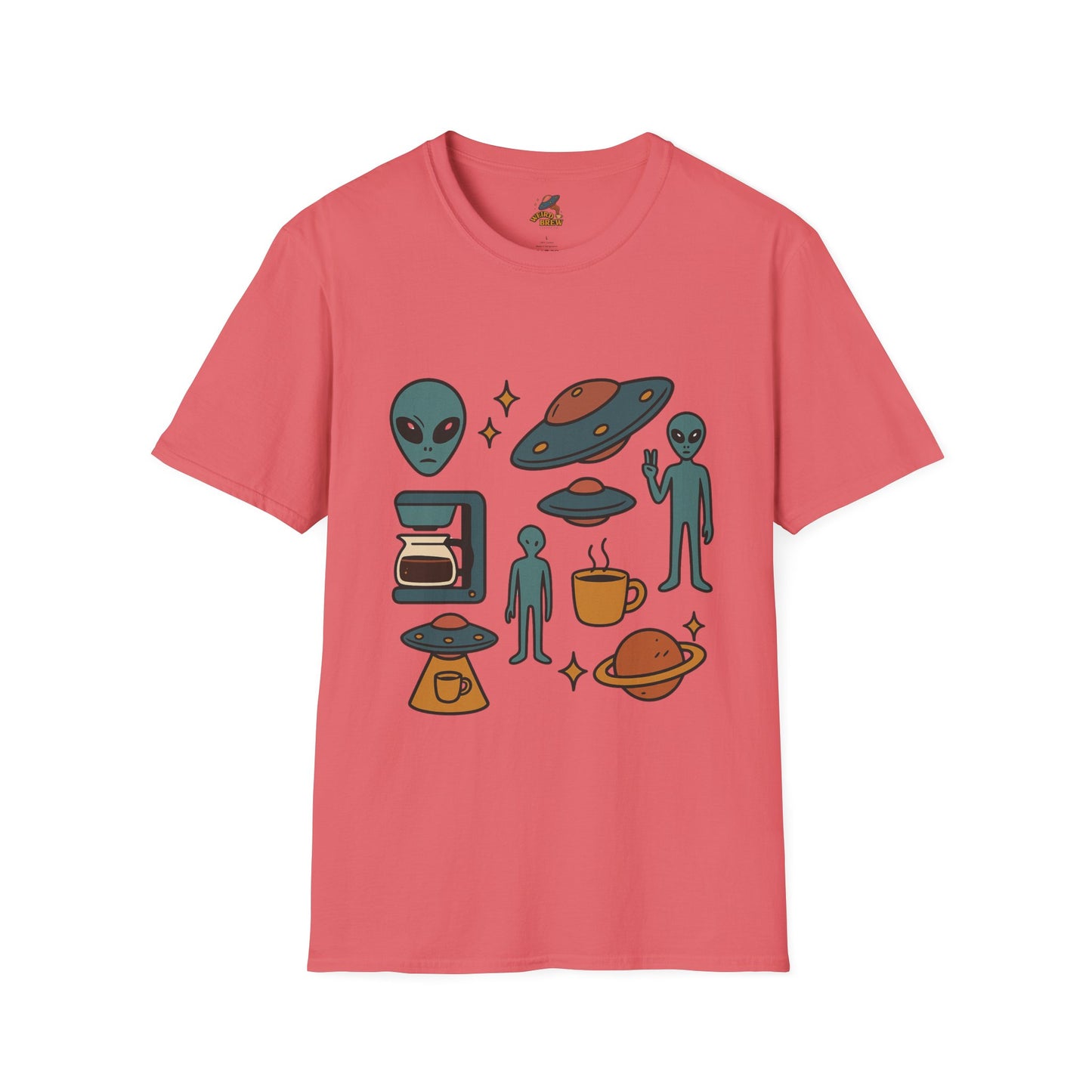 Weird Brew Alien Coffee T-Shirt for Coffee Lovers