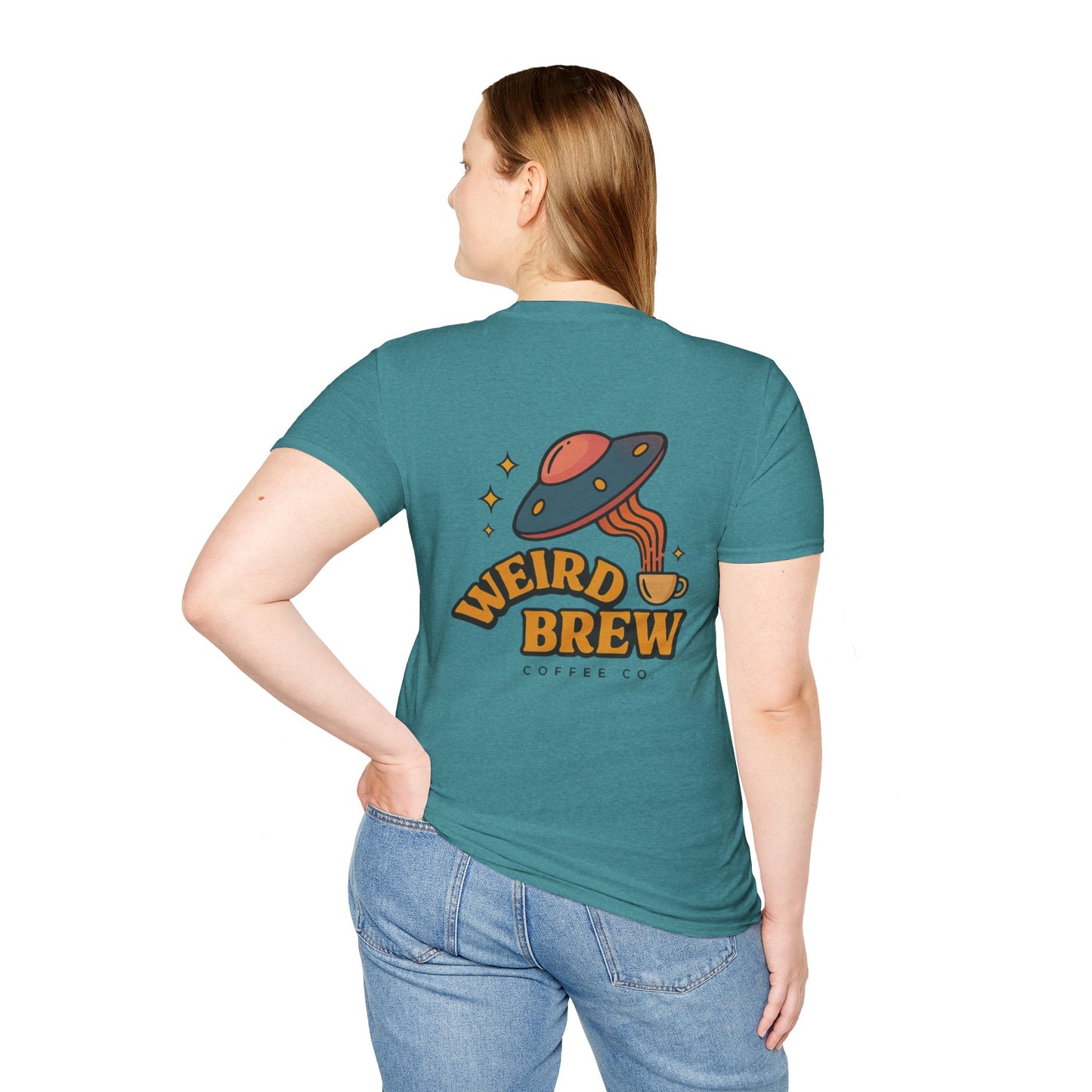 Weird Brew Alien Coffee T-Shirt for Coffee Lovers
