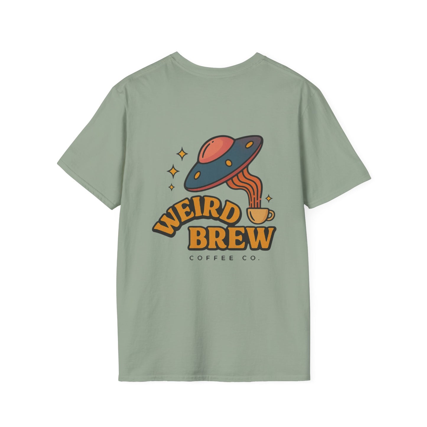 Weird Brew Alien Coffee T-Shirt for Coffee Lovers