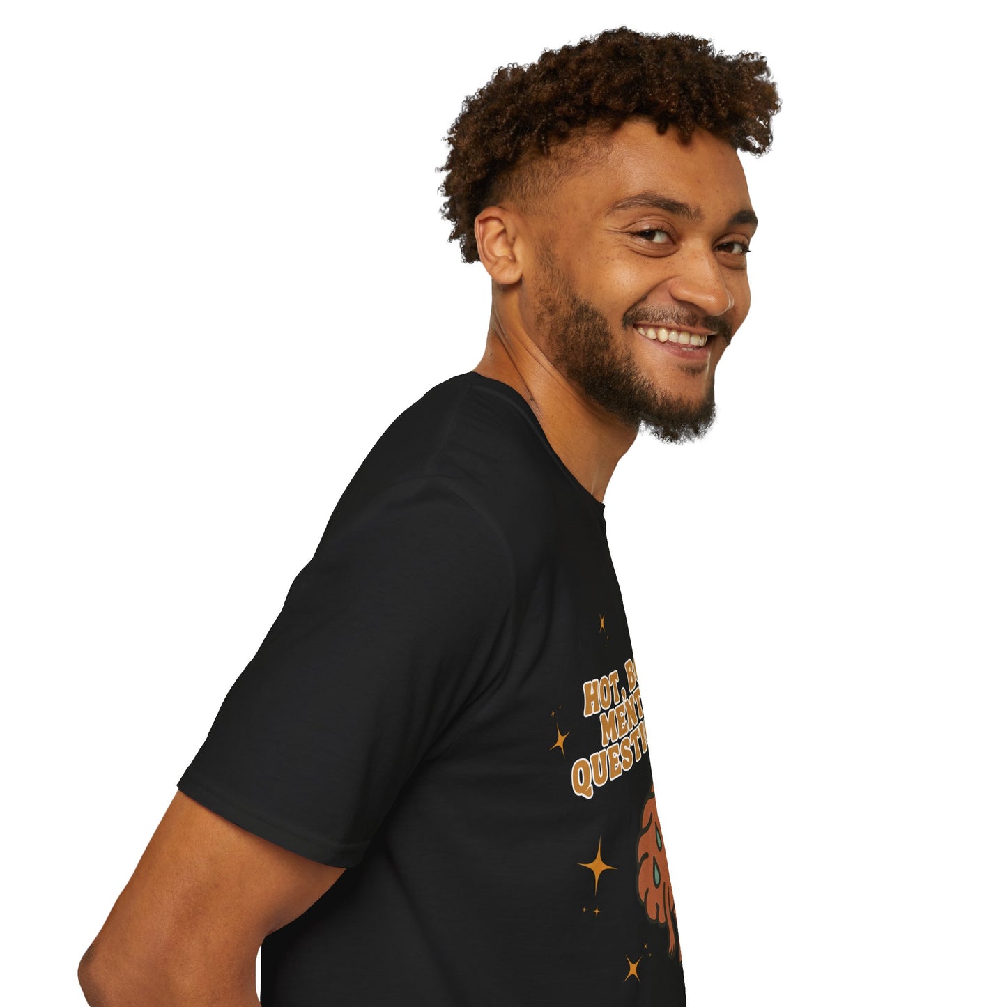 Funny Unisex T-Shirt - 'Hot, Bold, & Mentally Questionable'