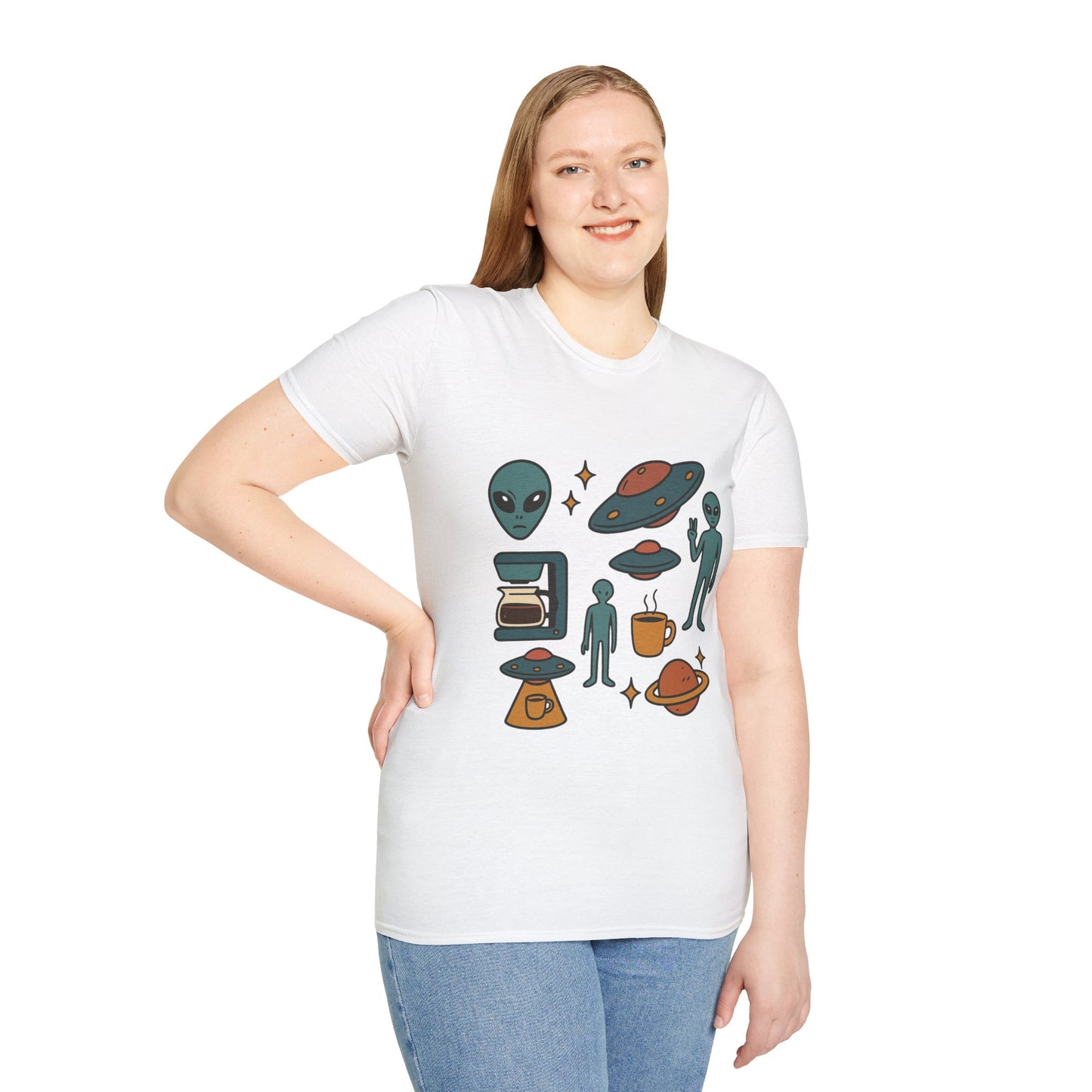 Weird Brew Alien Coffee T-Shirt for Coffee Lovers