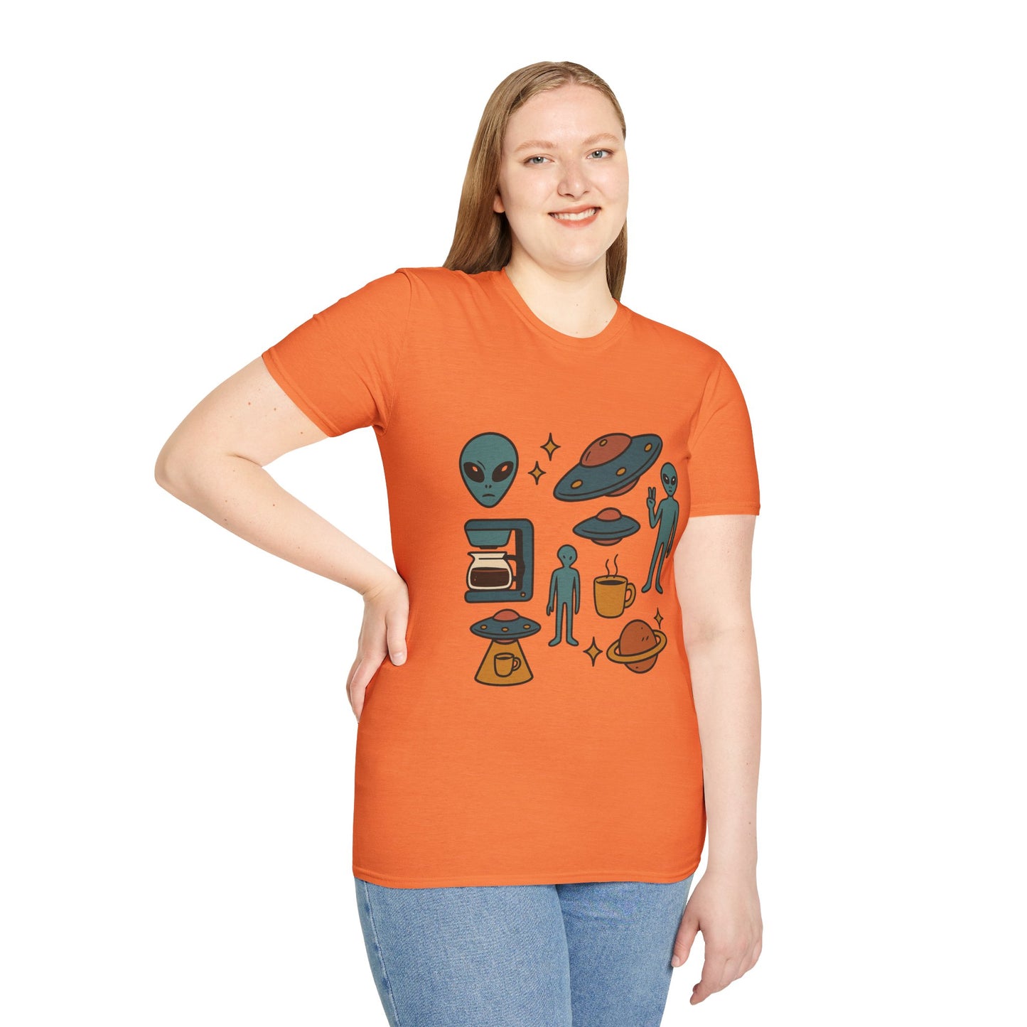 Weird Brew Alien Coffee T-Shirt for Coffee Lovers