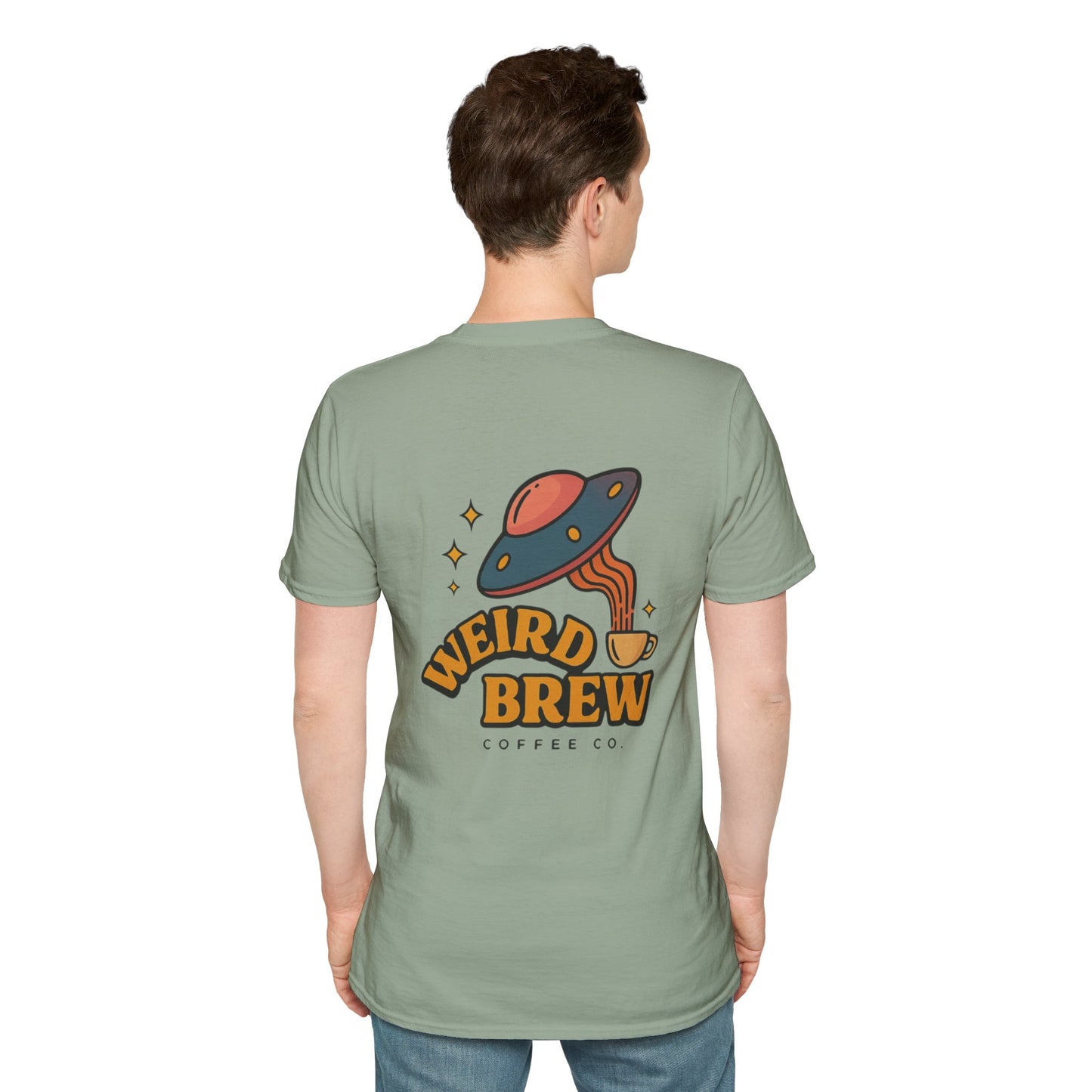 Weird Brew Alien Coffee T-Shirt for Coffee Lovers