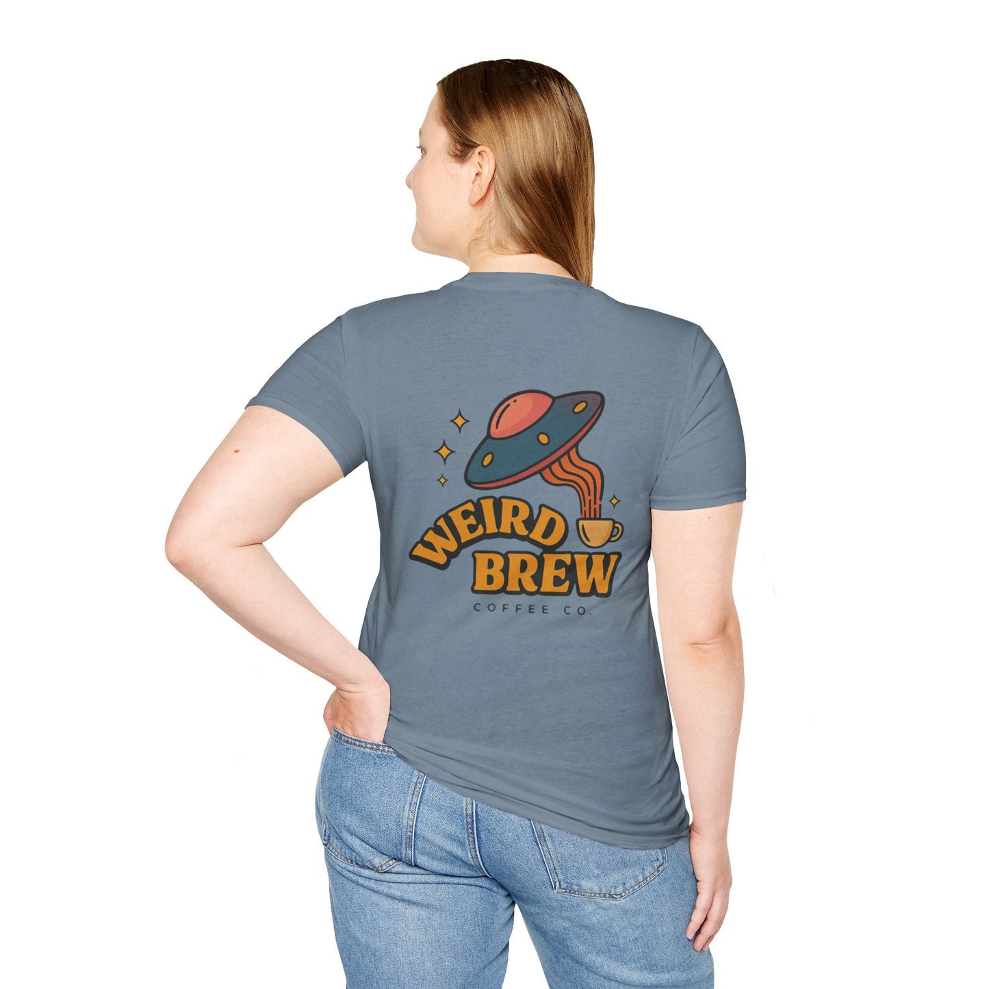 Weird Brew Alien Coffee T-Shirt for Coffee Lovers