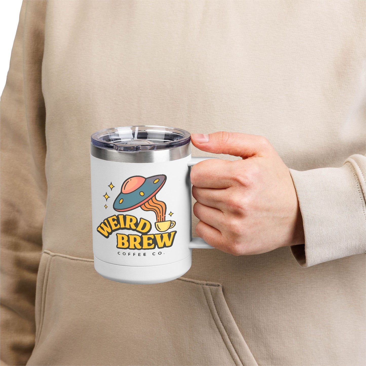 Cosmic Coffee Mug Tumbler, Perfect for Sci-Fi Lovers, Great for Gift Giving, Quirky Kitchen Decor, Unique Coffee Lovers' Collectible