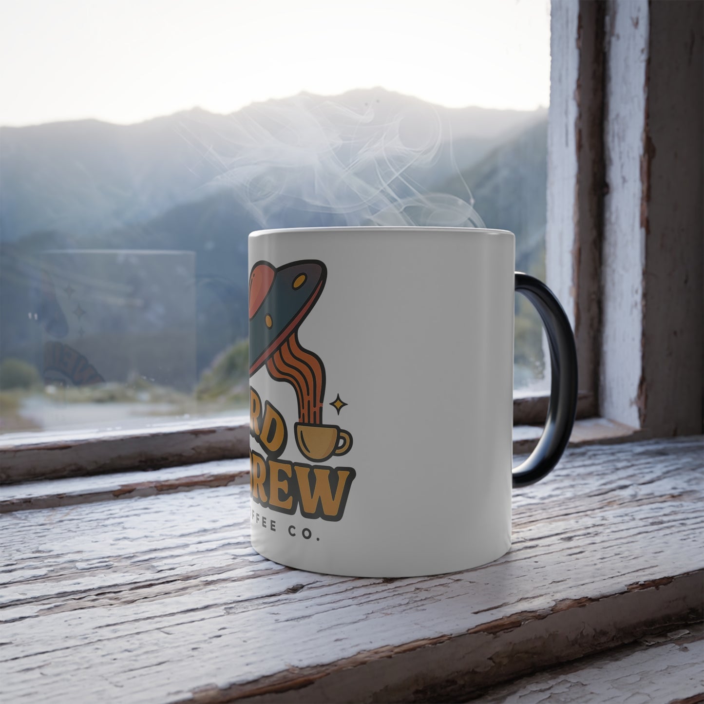 Color Morphing Mug - Weird Brew Coffee Co. Design for Unique Sips