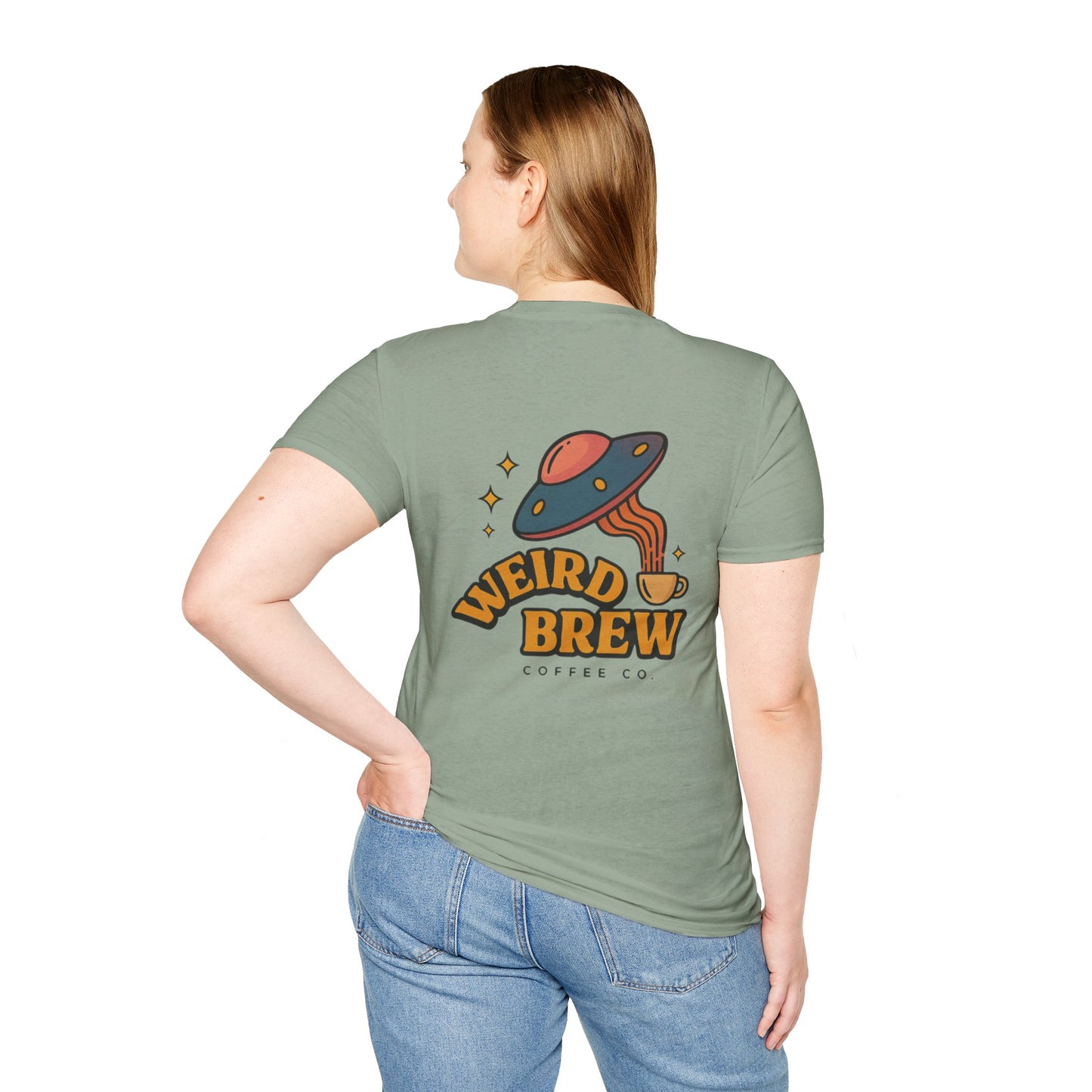 Weird Brew Alien Coffee T-Shirt for Coffee Lovers