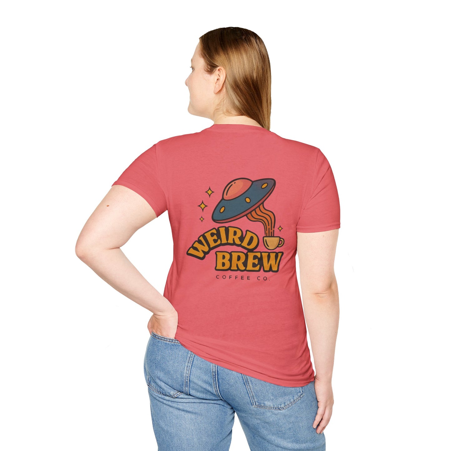 Weird Brew Alien Coffee T-Shirt for Coffee Lovers
