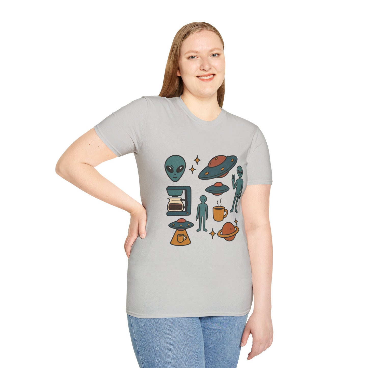 Weird Brew Alien Coffee T-Shirt for Coffee Lovers